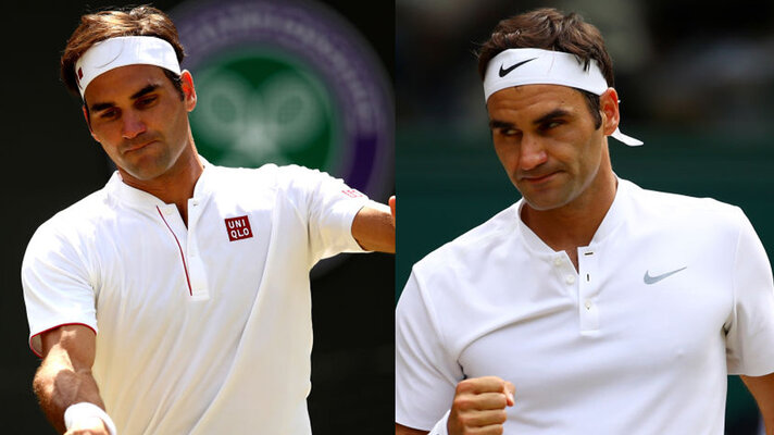 Roger Federer 2018 and 2017