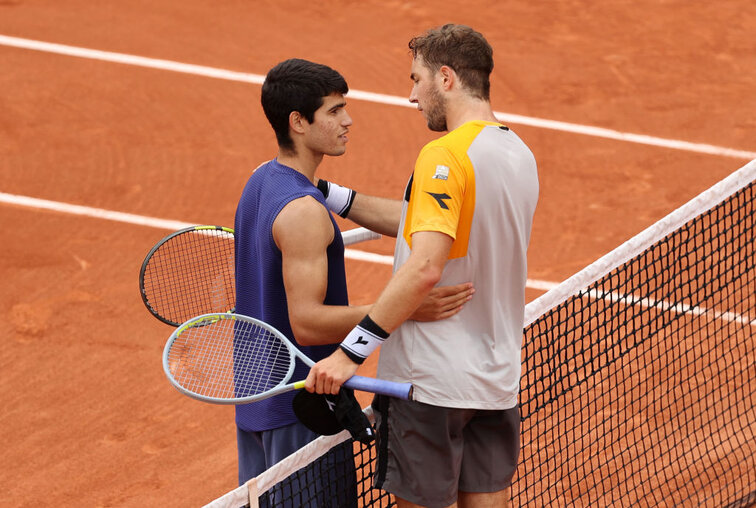 2021 hatte Struff bei den French Open das bessere Ende für sich