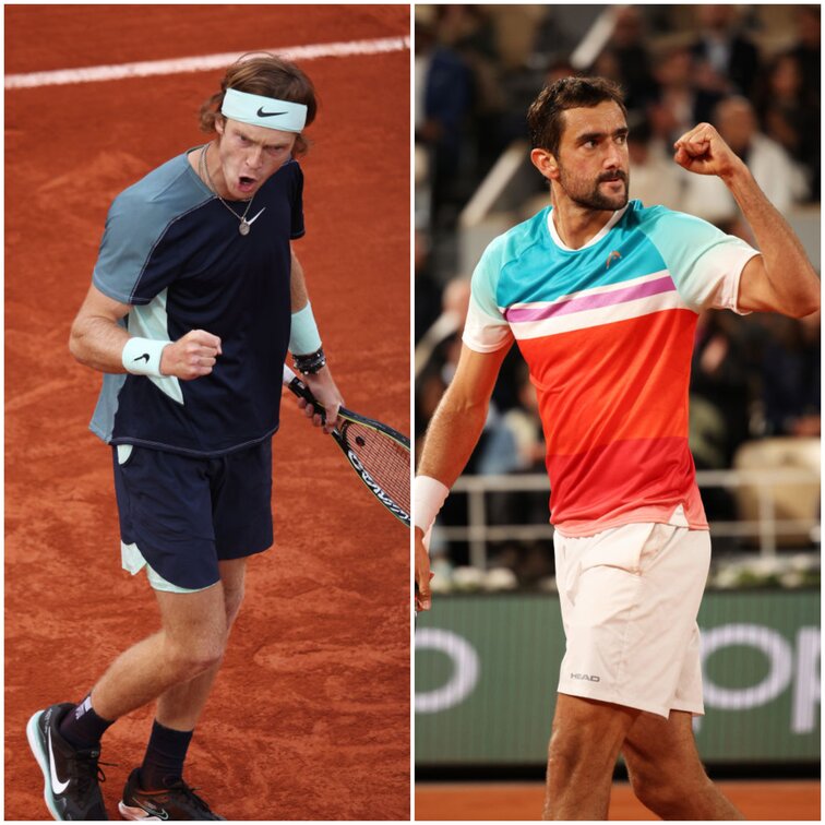 Andrey Rublev trifft im Viertelfinale auf Marin Cilic Andrey Rublev trifft im Viertelfinale auf Marin Cilic