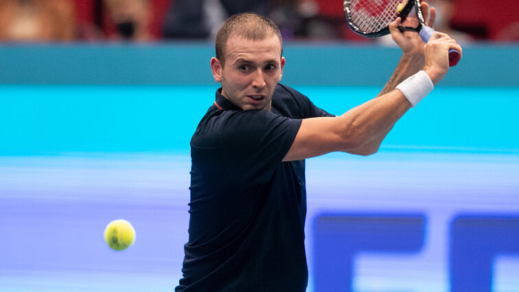 Die einhändige Rückhand von Dan Evans war stets eine Augenweide Die einhändige Rückhand von Dan Evans war stets eine Augenweide