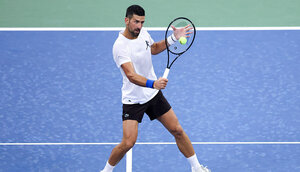 Novak Djokovic wird seine erste Partie am Sonntag bestreiten