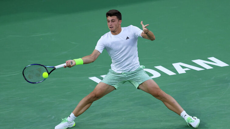 Luca Nardi musste nach seinem Sieg über Novak Djokovic die Hürde Tommy Paul meistern.