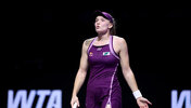 Elena Rybakina ging bereits mit Schulterproblemen in das Match gegen Jessica Pegula.