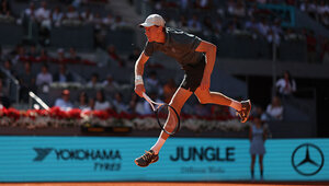 Jannik Sinner im Viertelfinale von Madrid