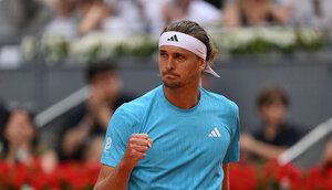Alexander Zverev hat am Samstag einen Dreisatzerfolg gegen Mariano Navone gefeirt.