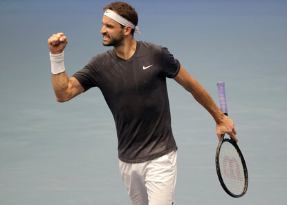 Grigor Dimitrov besiegte Stefanos Tsitsipas in einem hochklassigen Duell