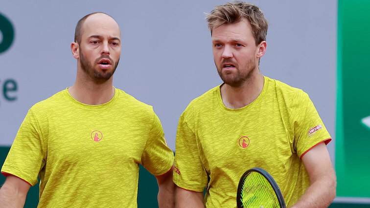Tim Pütz und Kevin Krawietz am Freitag in Roland-Garros