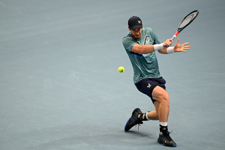 Andy Murray zeigt zurzeit bei den Mubadala World Tennis Championships in Abu Dhabi groß auf