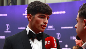 Arturo Coello, aktuell weltbester Padelspieler, bei der Laureus Verleihung 2025 Arturo Coello, aktuell weltbester Padelspieler, bei der Laureus Verleihung 2025