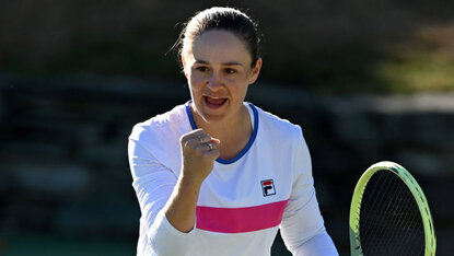 Nein - eine relle Comebackgefahr besteht bei Ashleigh Barty leider nicht Nein - eine relle Comebackgefahr besteht bei Ashleigh Barty leider nicht