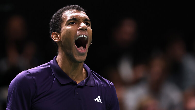 Felix Auger-Aliassime beim Masters in Paris Felix Auger-Aliassime beim Masters in Paris
