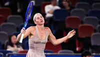 Mit der Aufgabe in Ningbo ist Marta Kostyuk aus dem Rennen für den Direktplatz bei den WTA Finals in Indian Wells. Getty Images