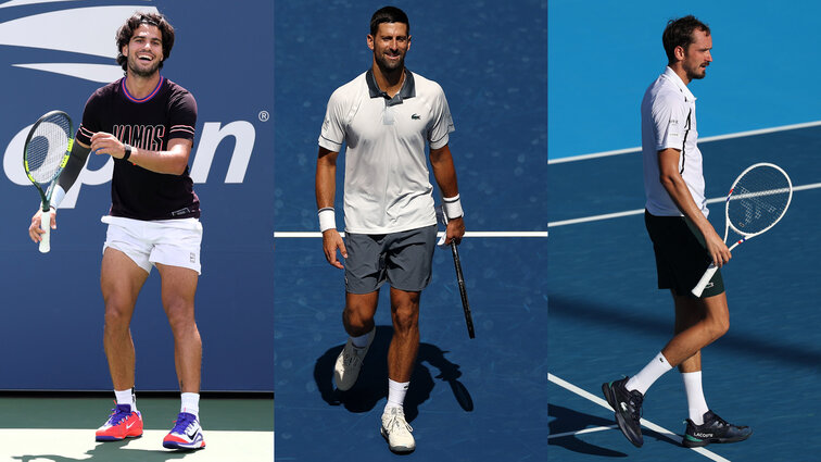 Carlos Alcaraz, Novak Djokovic und Daniil Medvedev werfen vor dem Start der US Open Fragen auf.