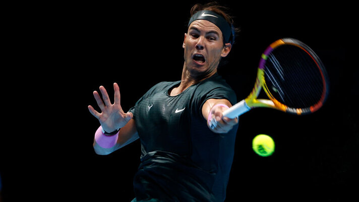 There is usually no escape from Rafa's forehand mill