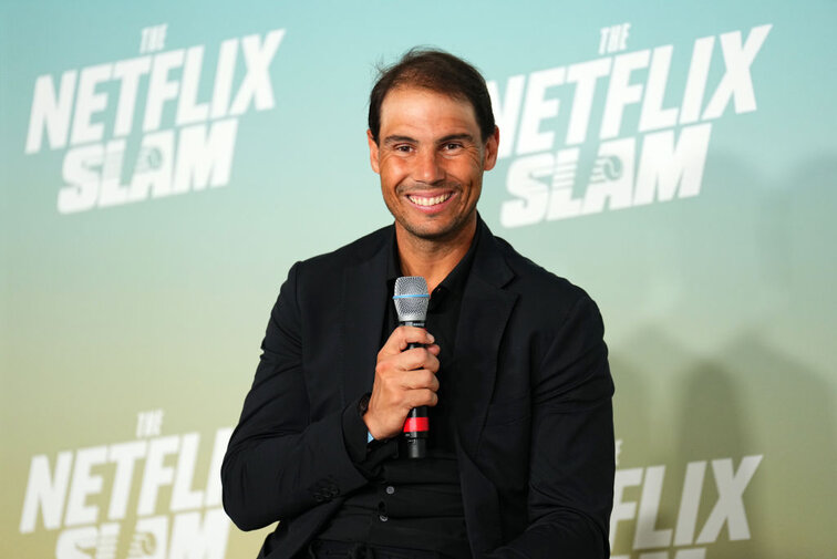 Rafael Nadal spielt vor dem ATP-Masters-1000-Turnier in Indian Wells eine Exhibition in Las Vegas gegen Landsmann Carlos Alcaraz