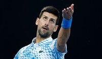 Novak Djokovic in Melbourne on Wednesday