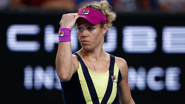 Laura Siegemund in Melbourne on Saturday