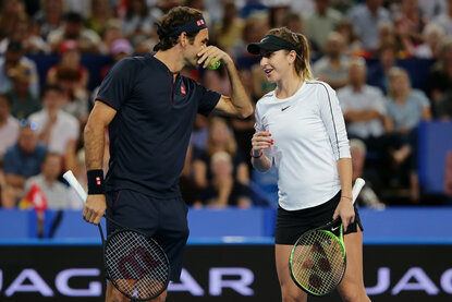 Belinda Bencic und Roger Federer werden das Olympische Mixed-Doppel also nicht aufmischen Belinda Bencic und Roger Federer werden das Olympische Mixed-Doppel also nicht aufmischen