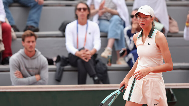Francesca Schiavone coacht Lilli Tagger auch aus dem Hintergrund Francesca Schiavone coacht Lilli Tagger auch aus dem Hintergrund