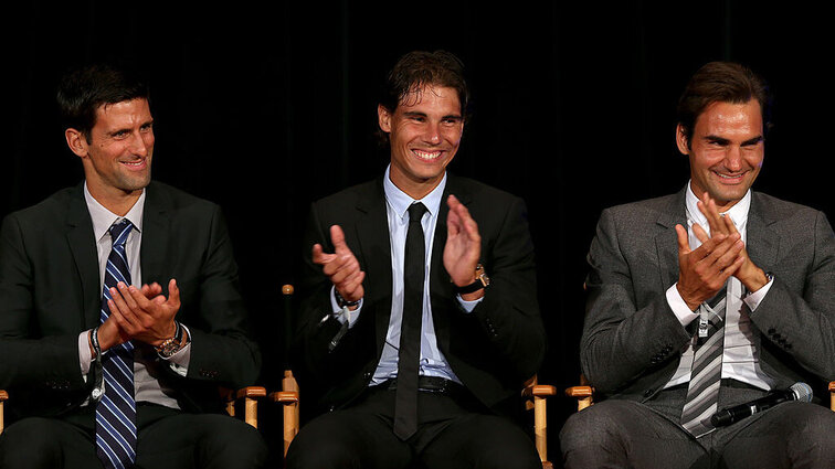 In New York ließen Djokovic, Nadal und Federer ihren Gegner gerne mal eine Chance.