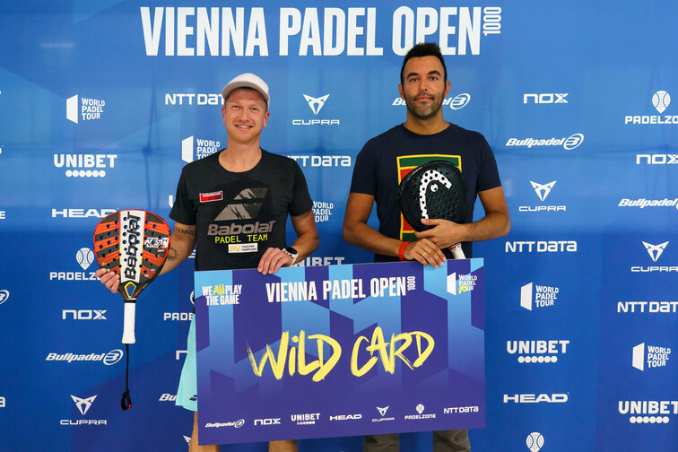 Rainhard Boisitis und Kristopher Sotiriu haben sich eine Wildcard für die Vienna Padel Open erspielt