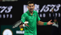 Mit einer weiteren Undiszipliniertheit verpasste Novak Djokovic in Australien eine Disqualifikation nur knapp. Getty Images