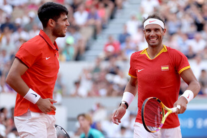 Carlos Alcaraz gilt in Spanien als legitimer Nachfolger von Rafael Nadal Carlos Alcaraz gilt in Spanien als legitimer Nachfolger von Rafael Nadal