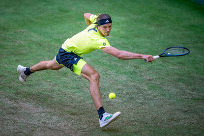 Alexander Zverev streckte sich vergeblich Alexander Zverev streckte sich vergeblich