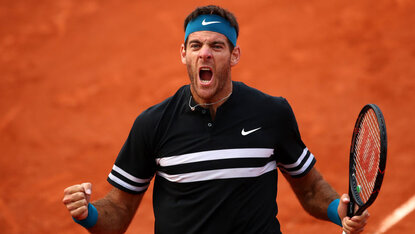 Juan Martin del Potro in Roland Garros 2018 Juan Martin del Potro in Roland Garros 2018