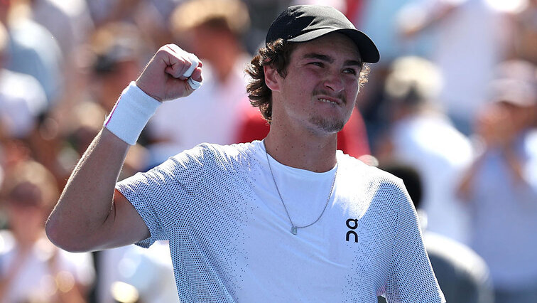 Joao Fonseca hat am Montag ein großes Kämpferherz gezeigt Joao Fonseca hat am Montag ein großes Kämpferherz gezeigt