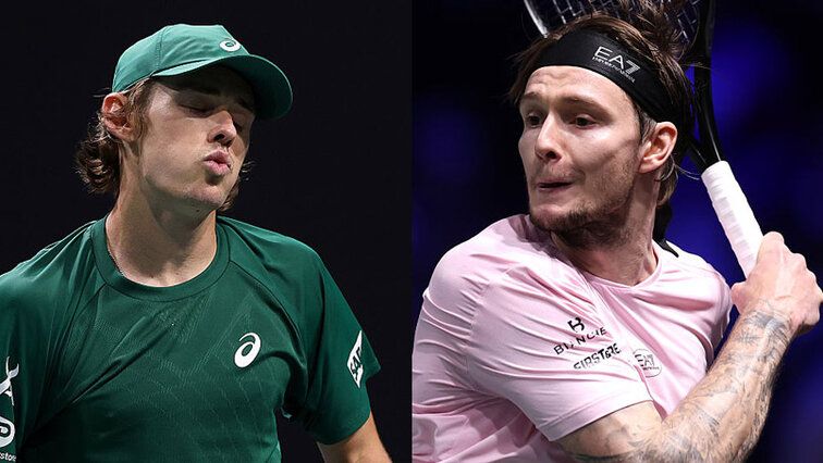 Alex de Minaur und Alexander. Bublik treffen zum fünften Mal aufeinander