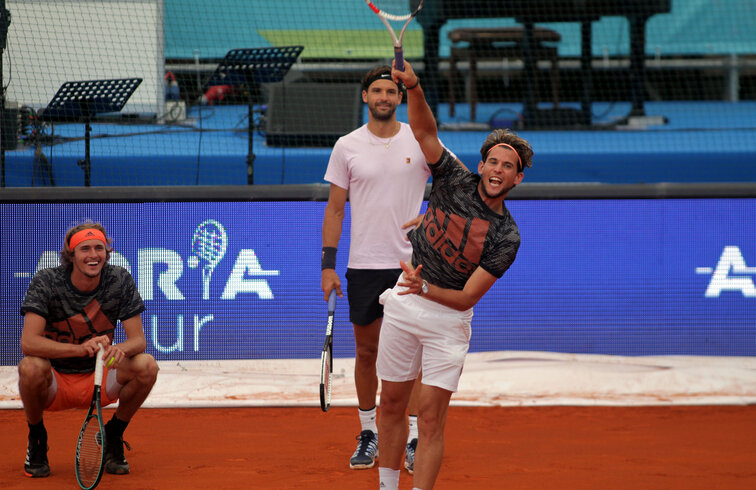 Thiem, Zverev und Dimitrov siegten in ihren Auftaktmatches bei der Adria Tour