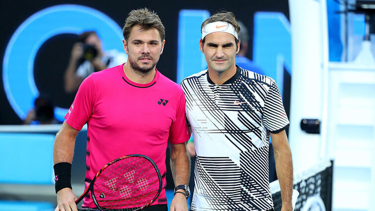 Lange Zeit die Aushängeschilder: Wawrinka und Federer Lange Zeit die Aushängeschilder: Wawrinka und Federer