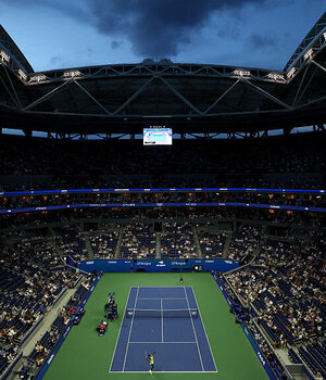 Dunkle Wolken gab es über dem Arthur Ashe Stadium 2026 nur selten