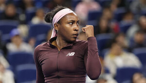 Coco Gauff gewann in zwei Sätzen