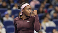 Coco Gauff gewann in zwei Sätzen