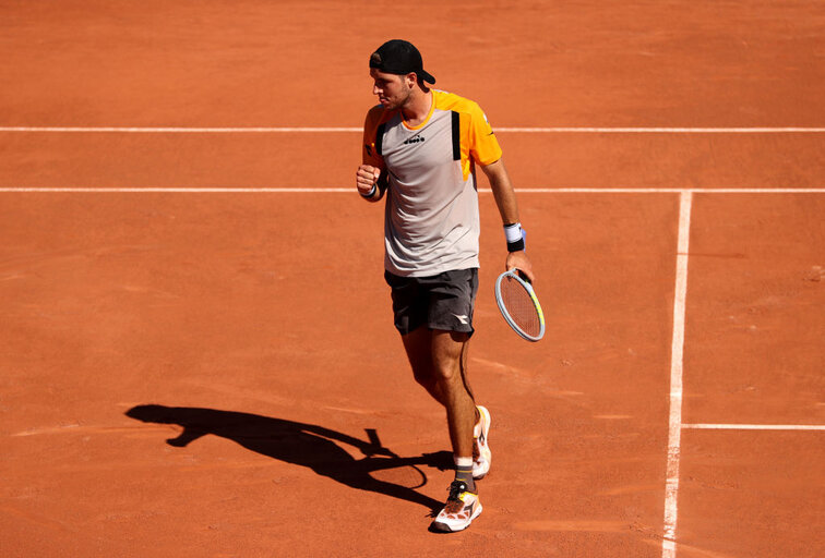 Jan-Lennard Struff at the French Open in Paris