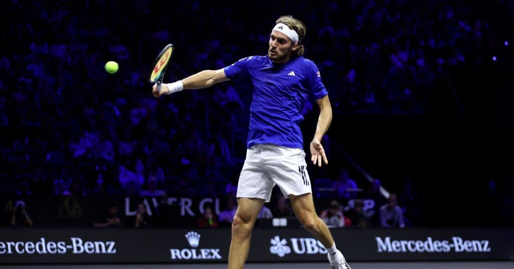 Laver Cup: Stefanos Tsitsipas equalises for Team Europe