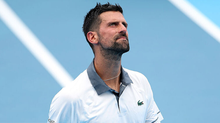 Novak Djokovic am Samstag in Cincinnati