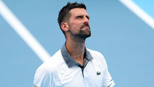 Novak Djokovic am Samstag in Cincinnati