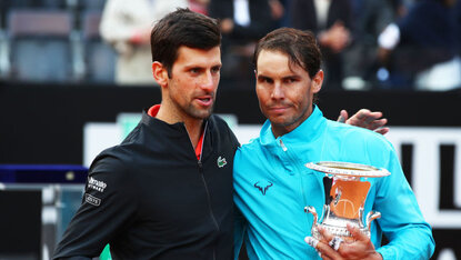 2019 konnte sich Rafael Nadal im Finale von Rom behaupten 2019 konnte sich Rafael Nadal im Finale von Rom behaupten