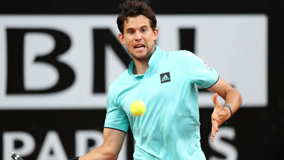 Dominic Thiem third in the world rankings for the first time