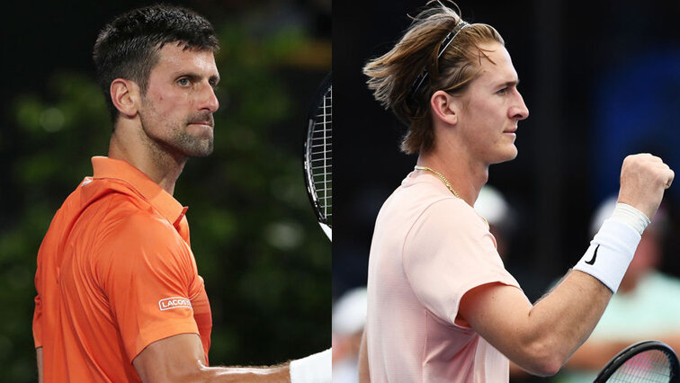 Novak Djokovic und Sebatsian Korda treffen zum ersten Mal aufeinander Novak Djokovic und Sebatsian Korda treffen zum ersten Mal aufeinander