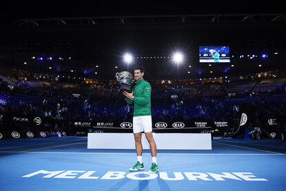 Novak Djokovic triumphierte bei den Australian Open 2020 Novak Djokovic triumphierte bei den Australian Open 2020