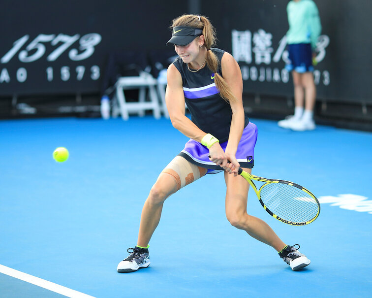 Alexandra Vecic at the Australian Open