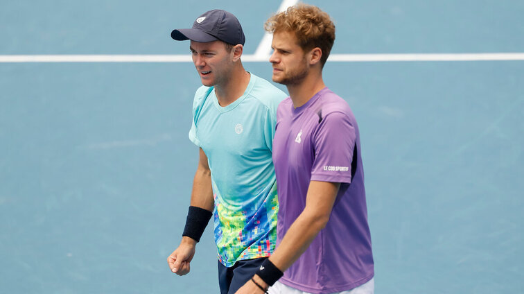 Yannick Hanfmann und Dominik Koepfer sind in Melbourne im Doppel weiter auf der Erfolgsspur. Yannick Hanfmann und Dominik Koepfer sind in Melbourne im Doppel weiter auf der Erfolgsspur.