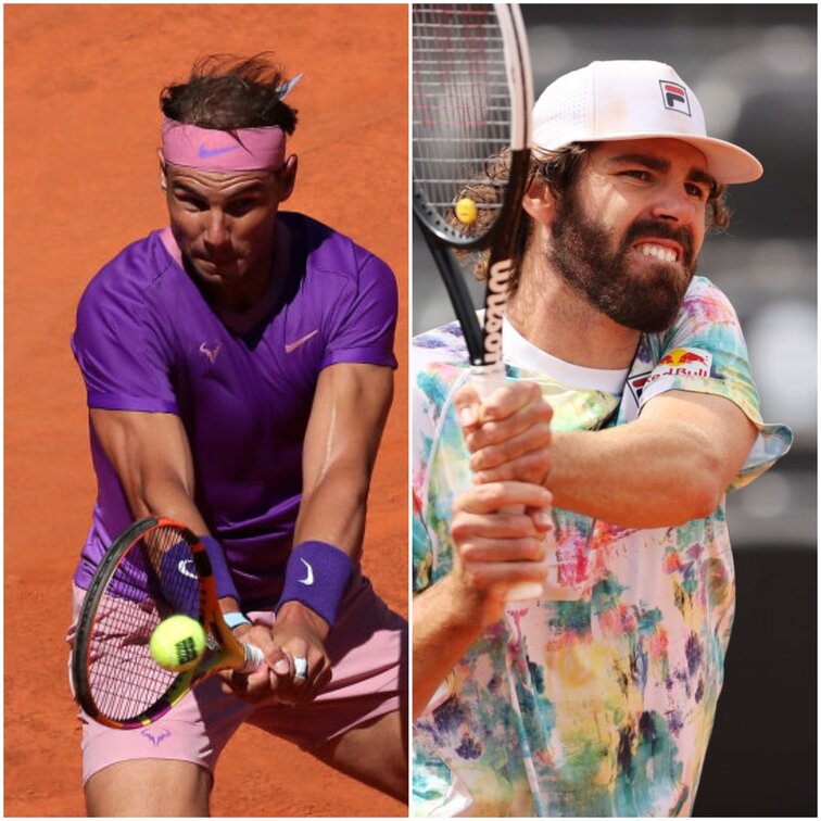 Rafael Nadal and Reilly Opelka will contest the first semifinals in Rome