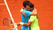 Dominic Thiem und Rafael Nadal in Paris