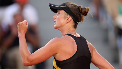 Elina Svitolina am Sonntag in Roland Garros