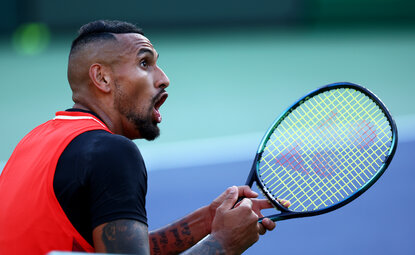 Mal wieder im Disput mit dem Schiedsrichter: Nick Kyrgios